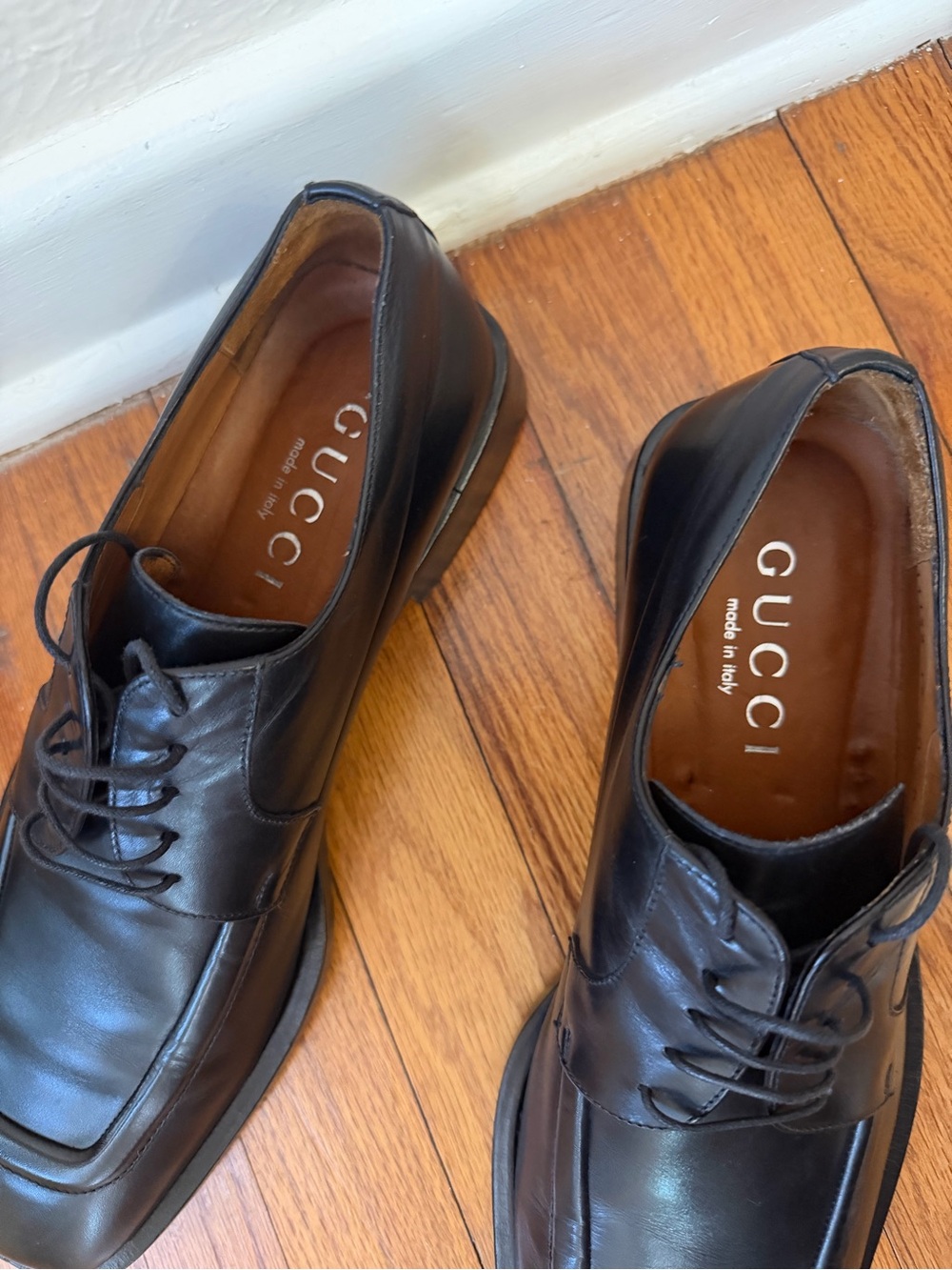 Gucci Black Leather Dress shoes - Picture 2 of 11